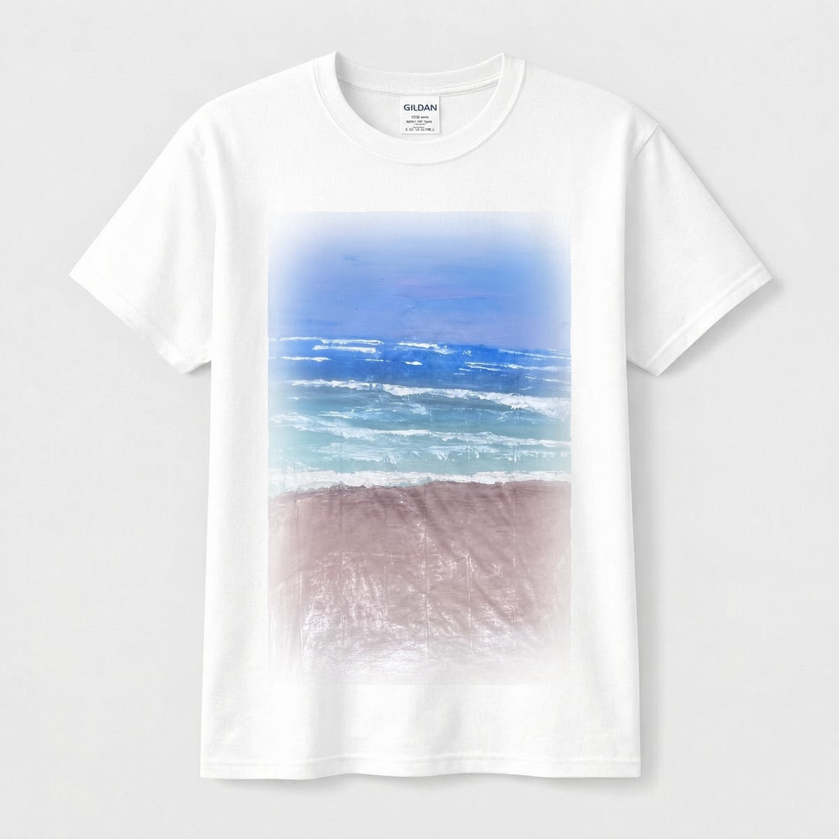 Pink Beach — Feathered Fade Classic Tee
