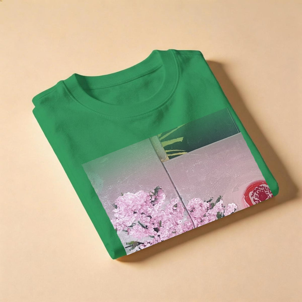 Cherry Red Sun — Feathered Fade Classic Tee