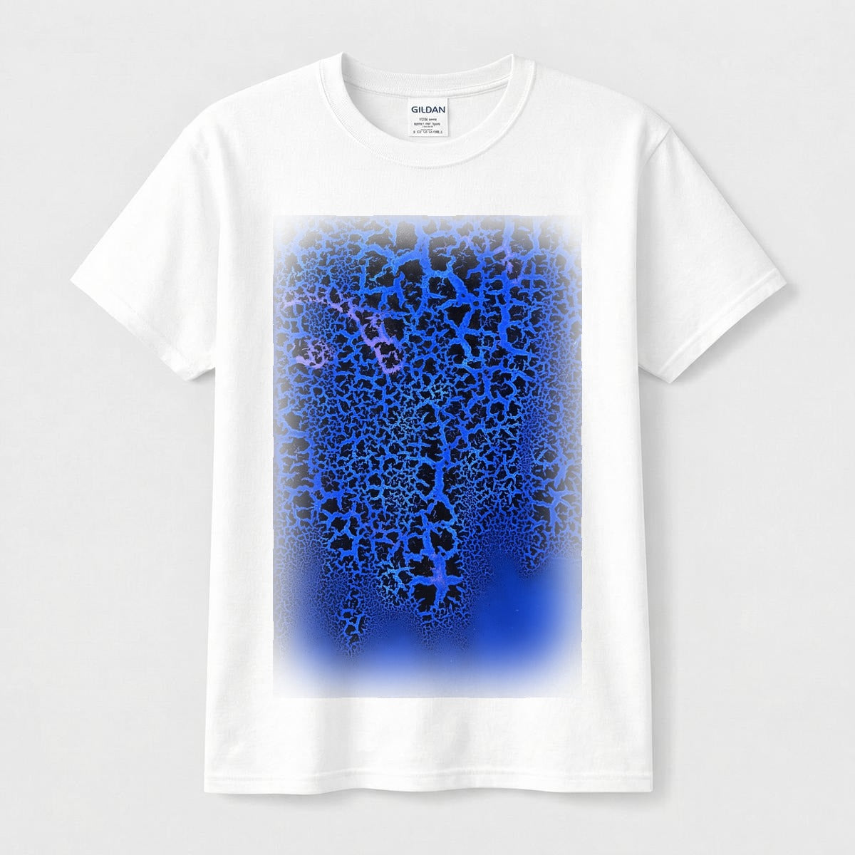Blue Crackle 2 — Feathered Fade Classic Tee