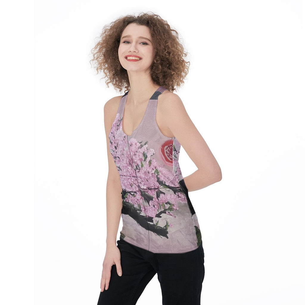Cherry Red Sun — All-Over Print Tank