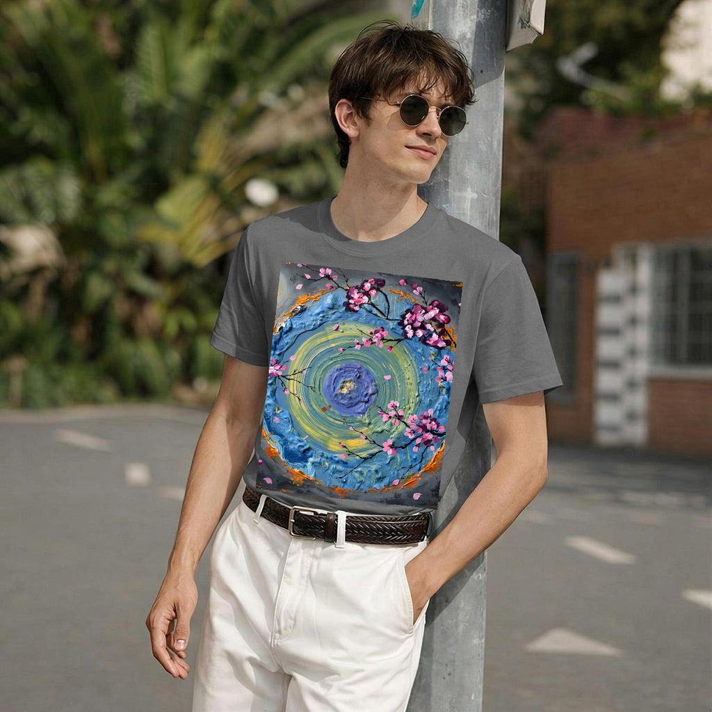 Tidal Blossom (AI-Assisted Remix) — Ocean Remix Men's Classic Tee