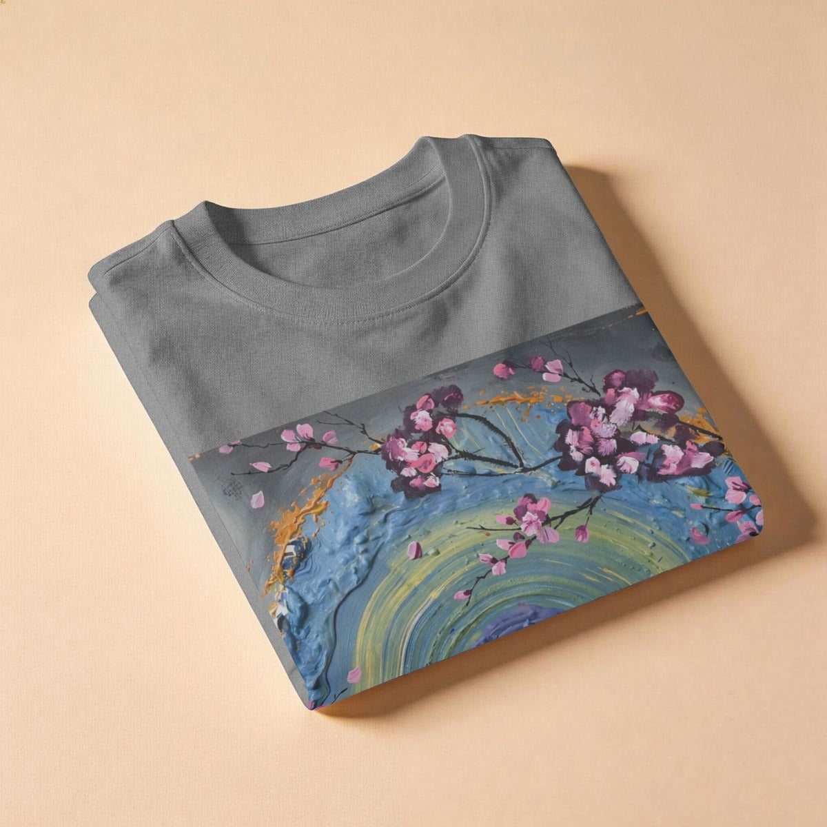 Tidal Blossom (AI-Assisted Remix) — Ocean Remix Men's Classic Tee