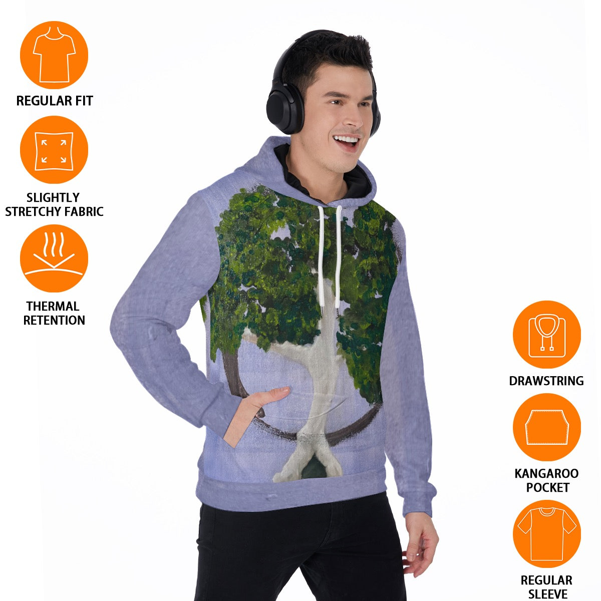 Perpetuity — Tree Art Men's Hoodie