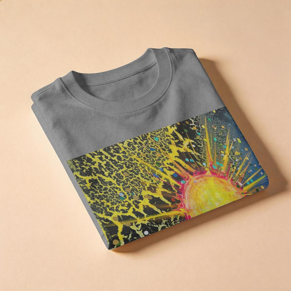 Solar Crackle (AI-Assisted Remix) — Sun Remix Men's Classic Tee