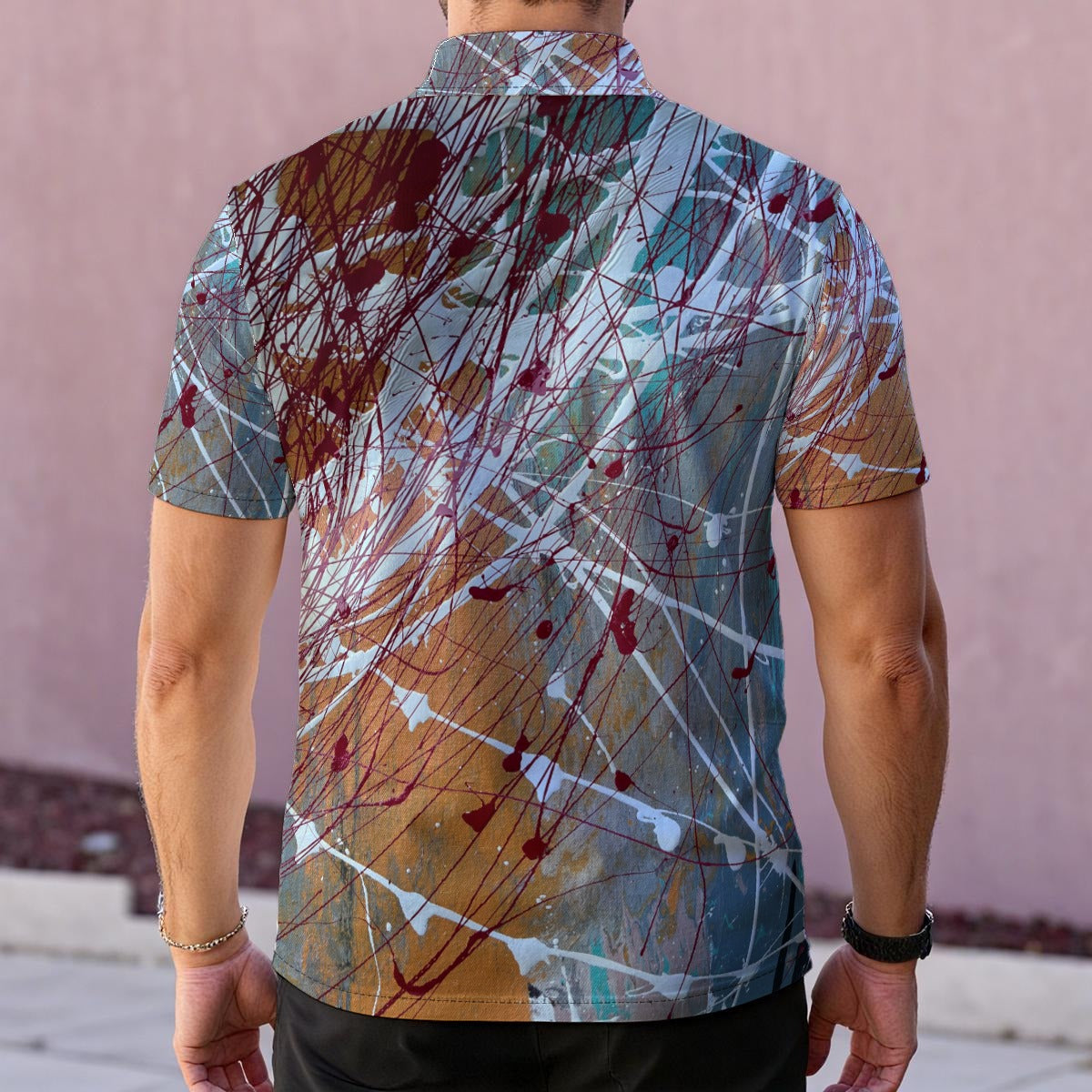 Chaos by Design — Men's Polo Shirt