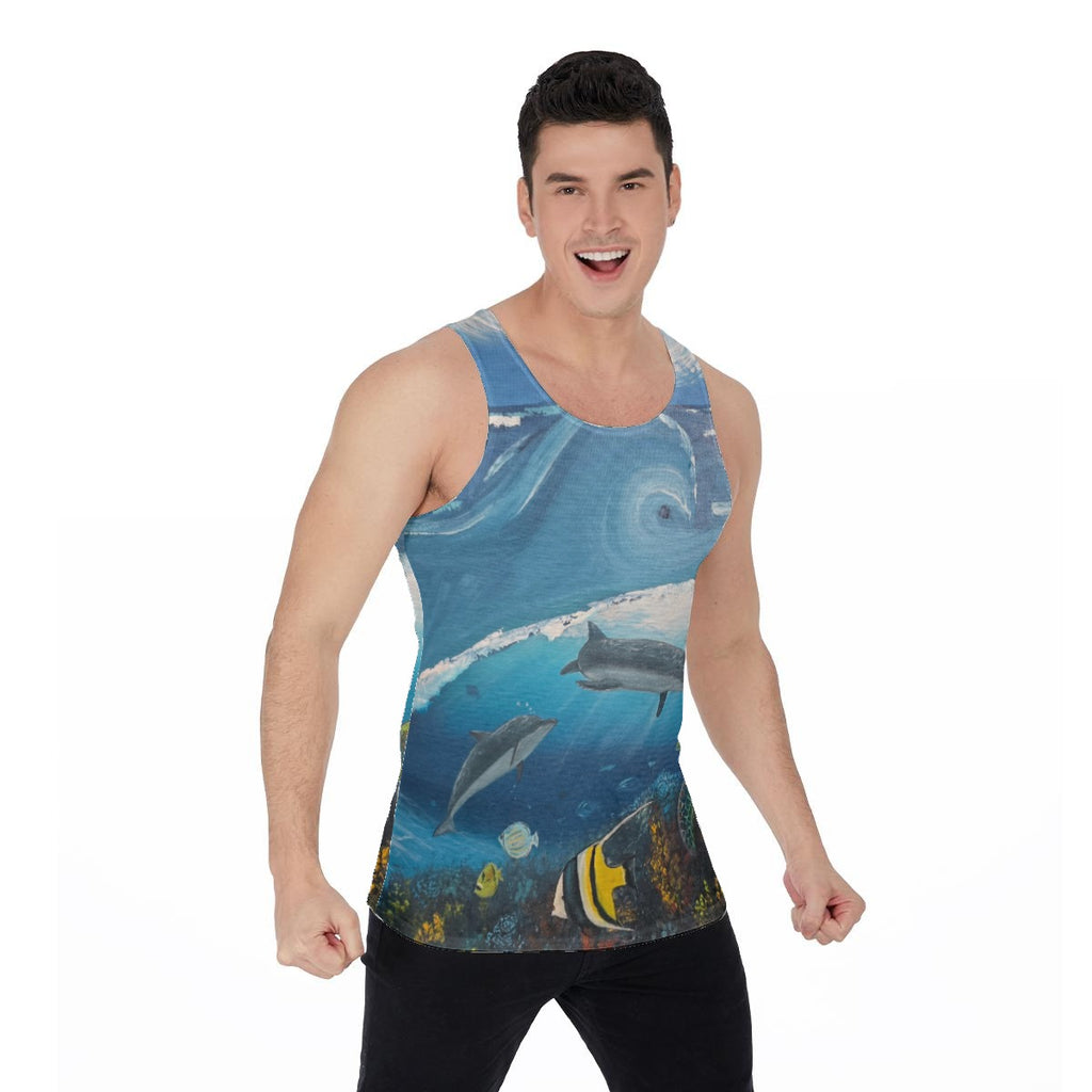 Turtle Beach — All-Over Print Tank