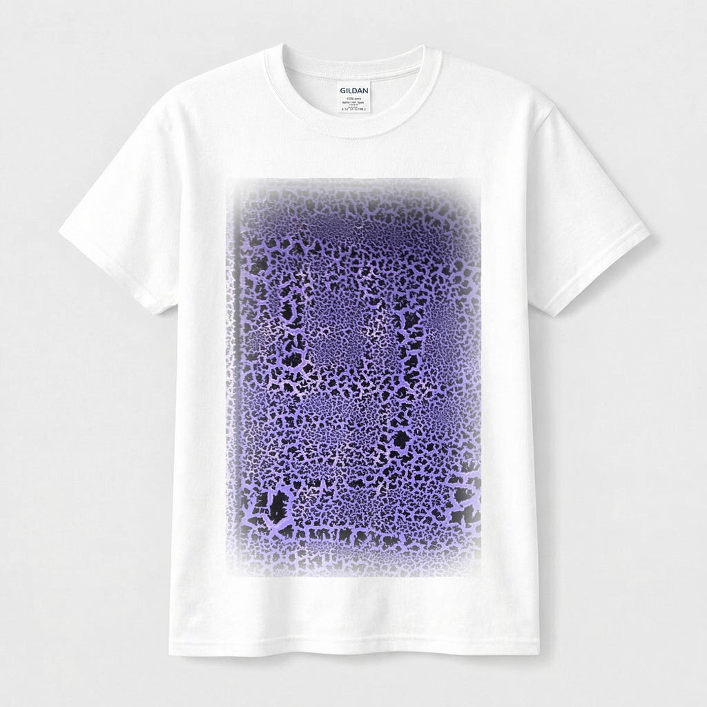 Purple Crackle — Feathered Fade Classic Tee