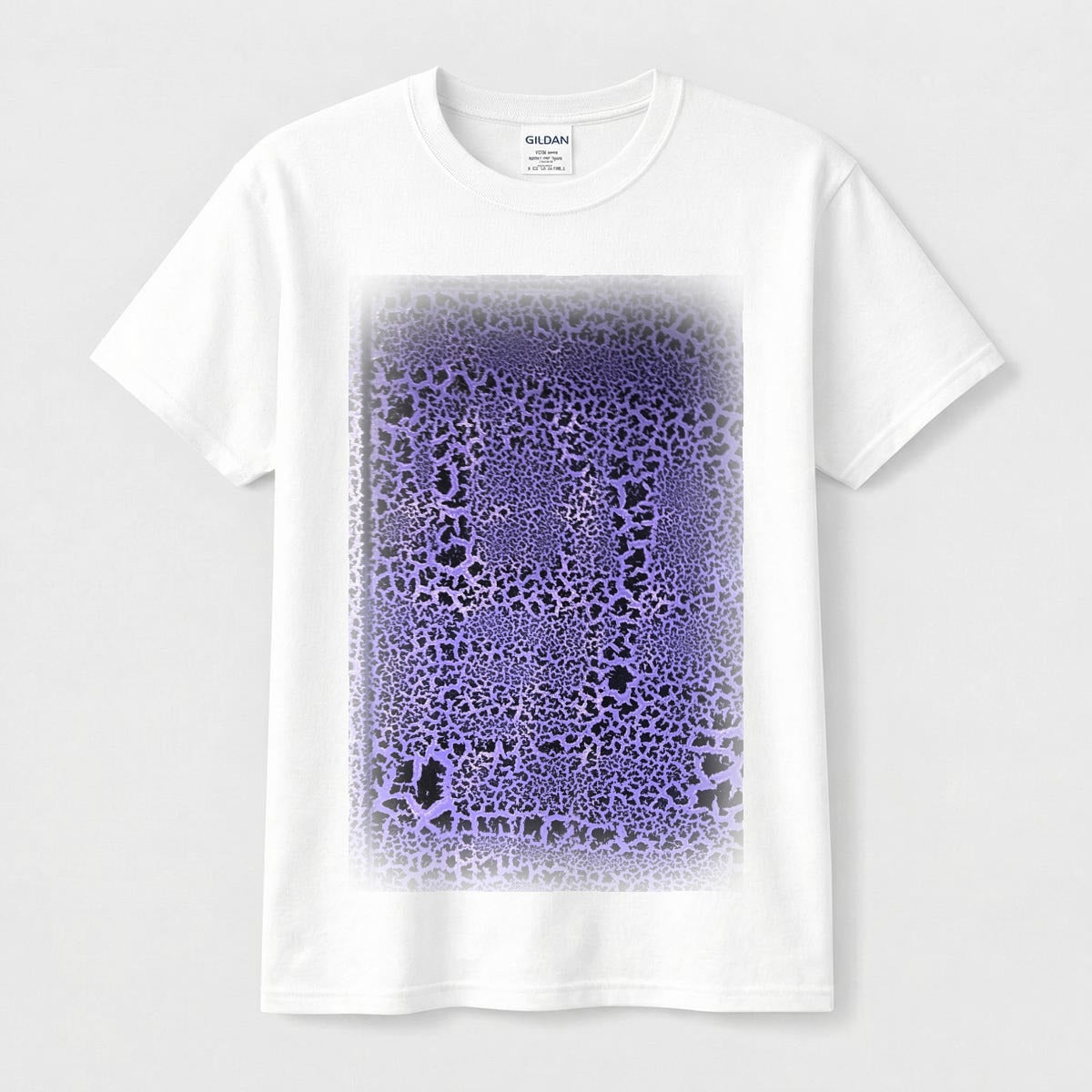 Purple Crackle — Feathered Fade Classic Tee
