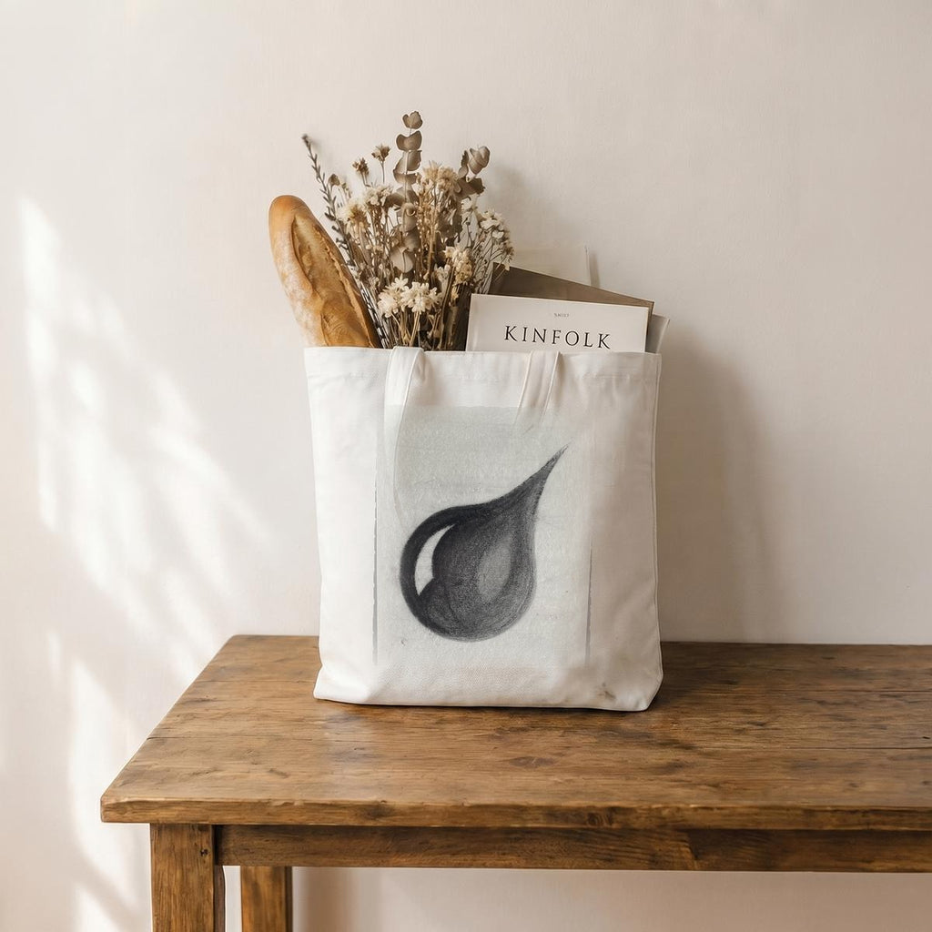 Teardrop — Feathered Fade Tote Bag