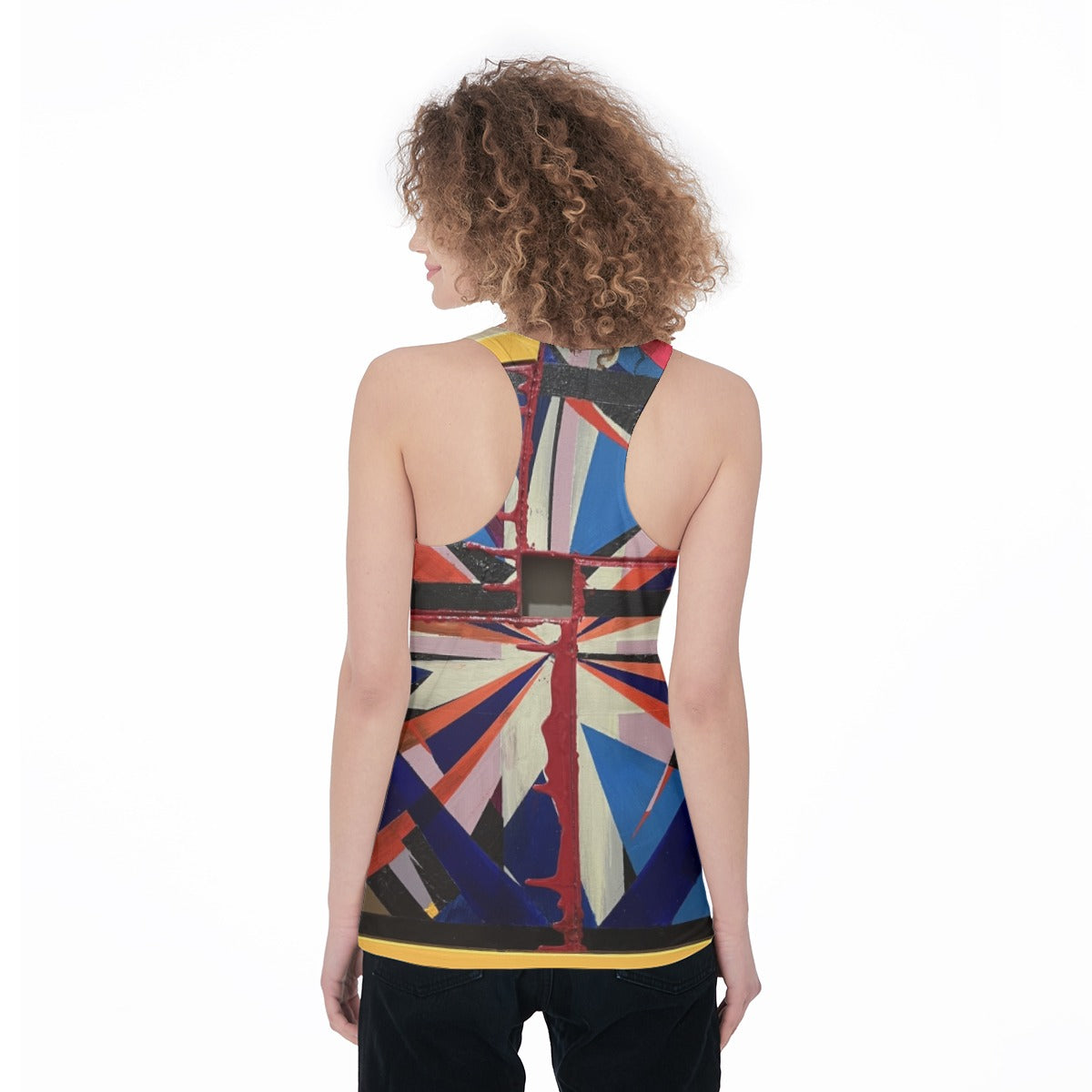 Starburst Geo — All-Over Print Tank