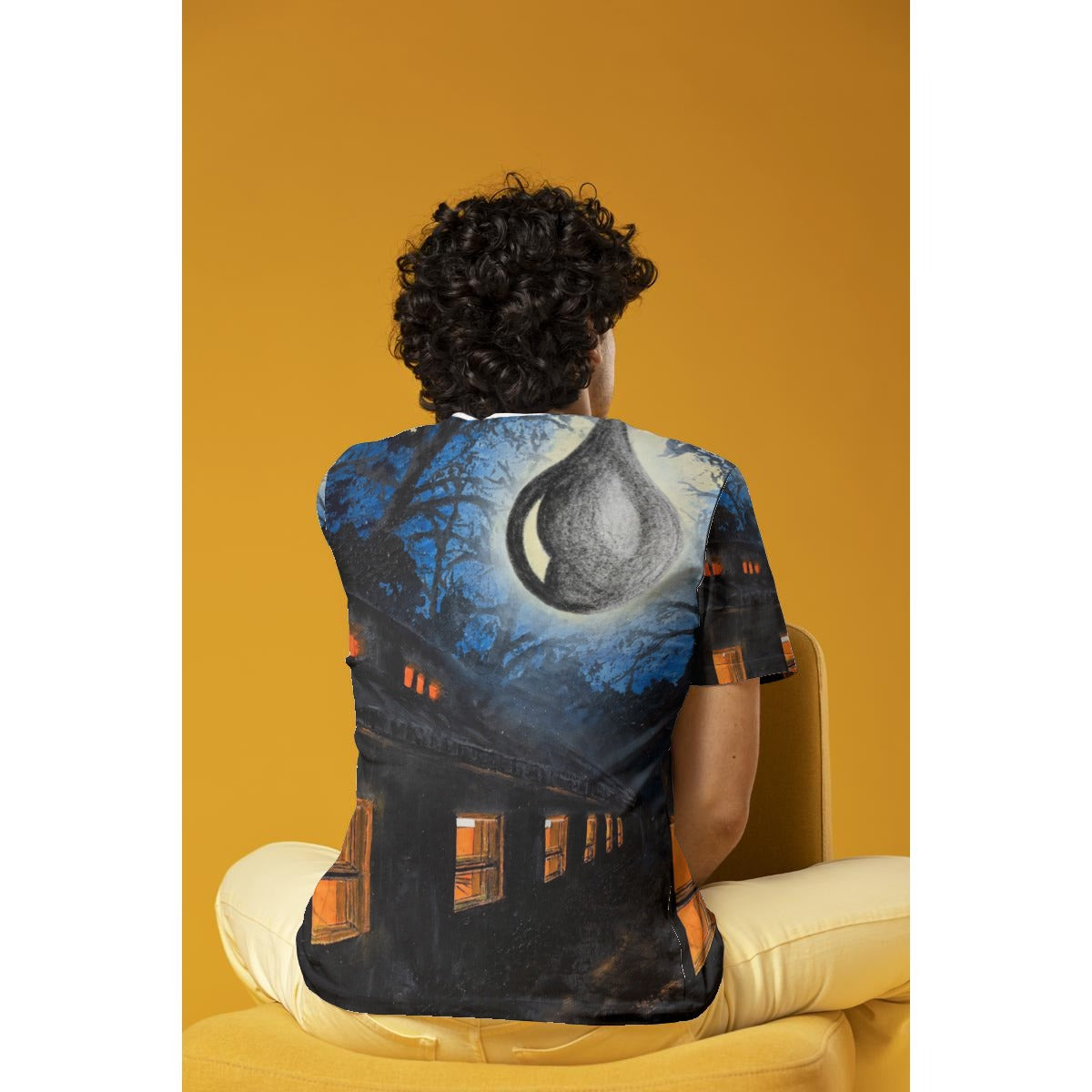 Midnight Tear (AI-Assisted Remix) — Tear Remix All-Over Print Tee