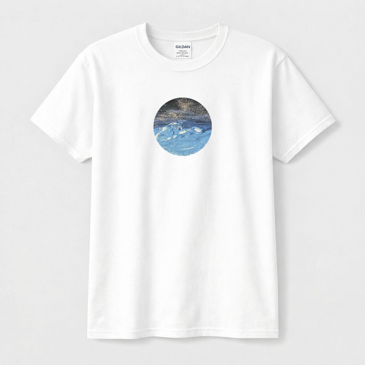 Ocean Waves — Circle Logo Classic Tee