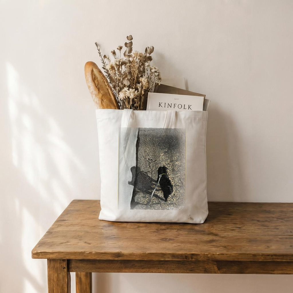 Tuck Dogg — Feathered Fade Tote Bag