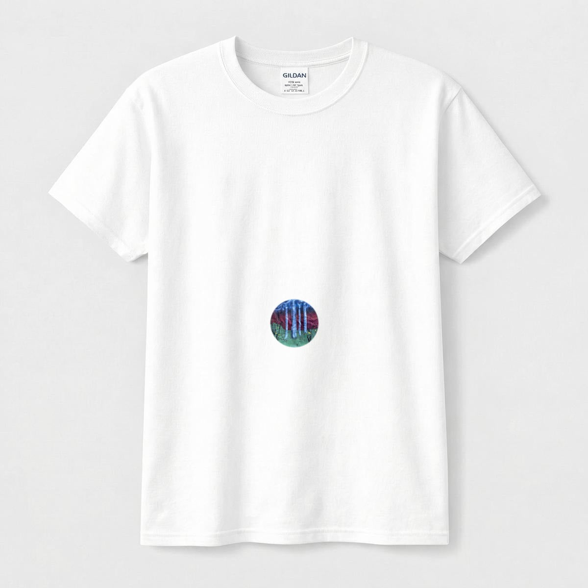 Night Birches — Circle Logo Classic Tee