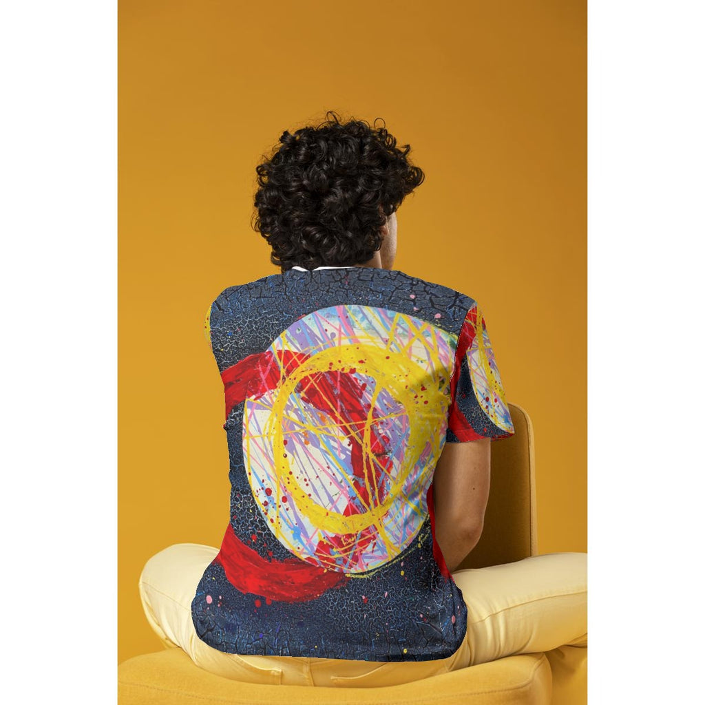 Solar Ring (AI-Assisted Remix) — Ring Remix All-Over Print Tee