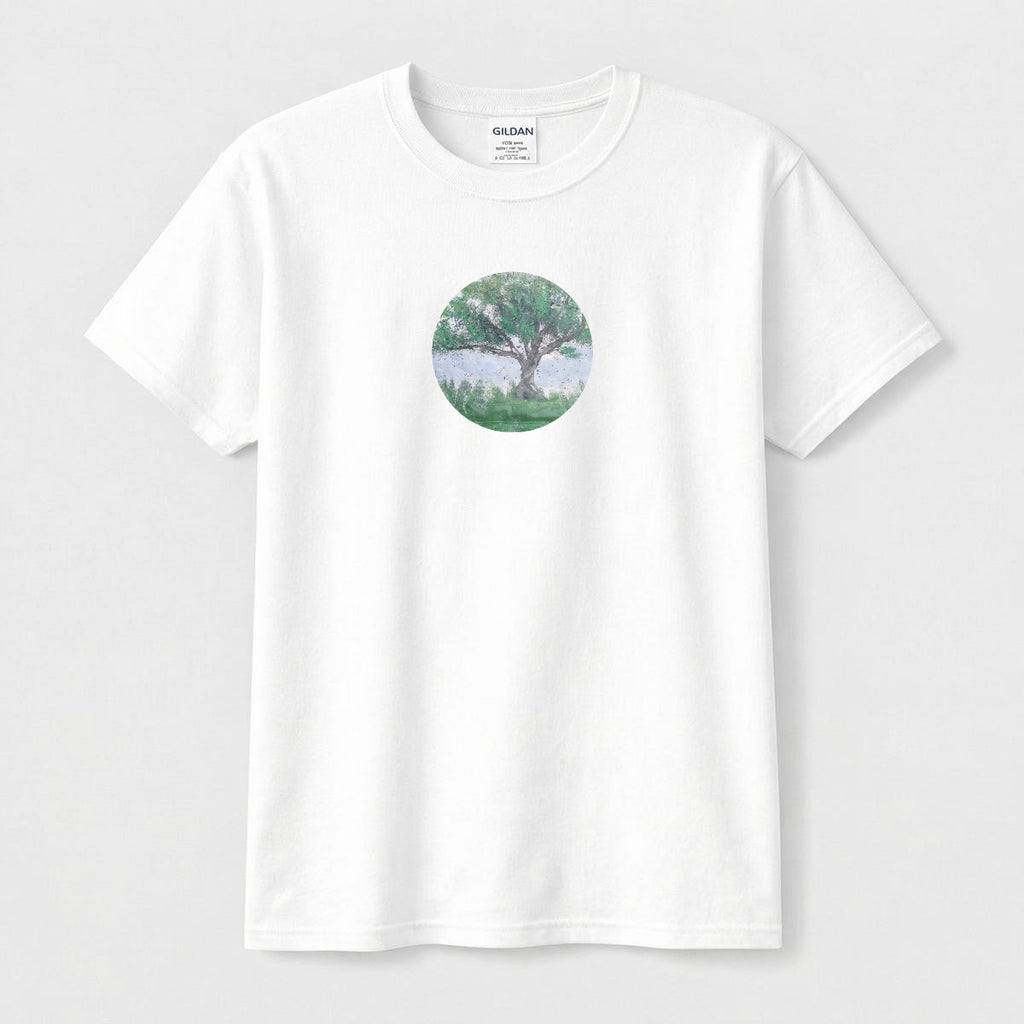 Tree Landscape — Circle Logo Classic Tee