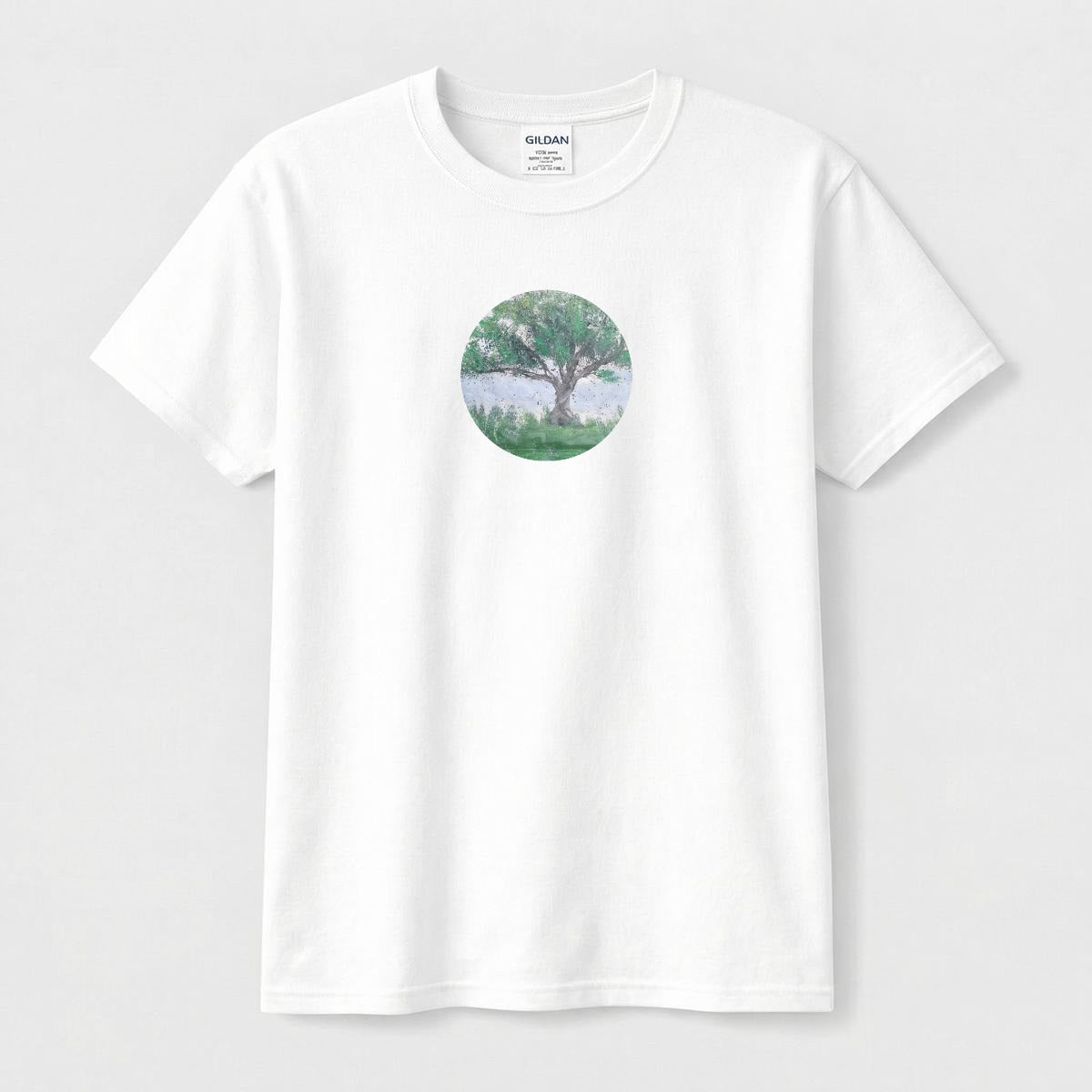 Tree Landscape — Circle Logo Classic Tee