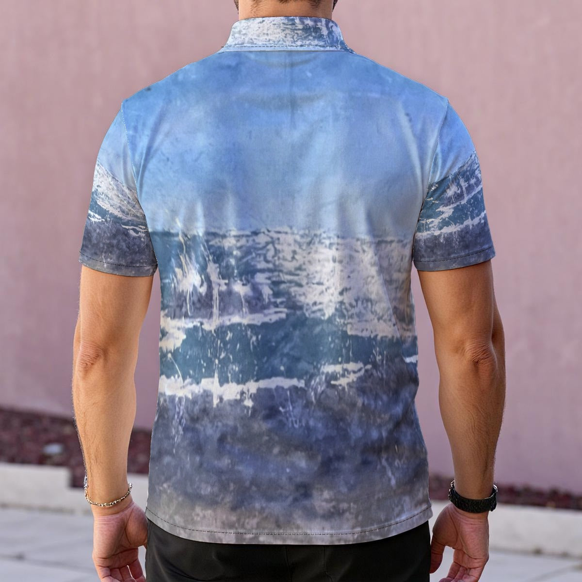 Plain Ocean — Men's Polo Shirt