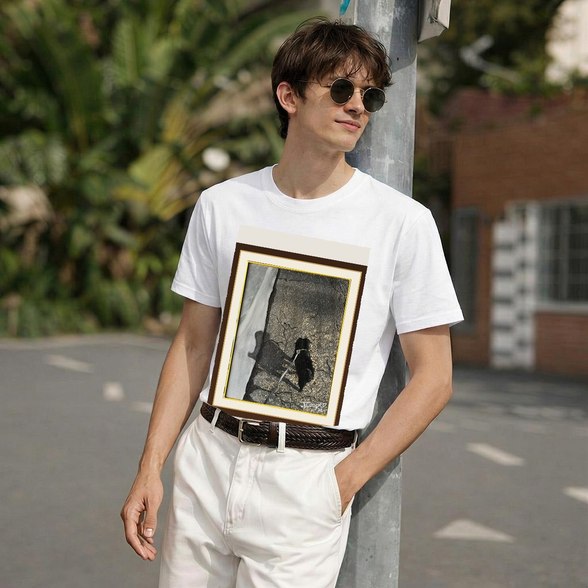 Tuck Dogg — Gallery Framed Classic Tee