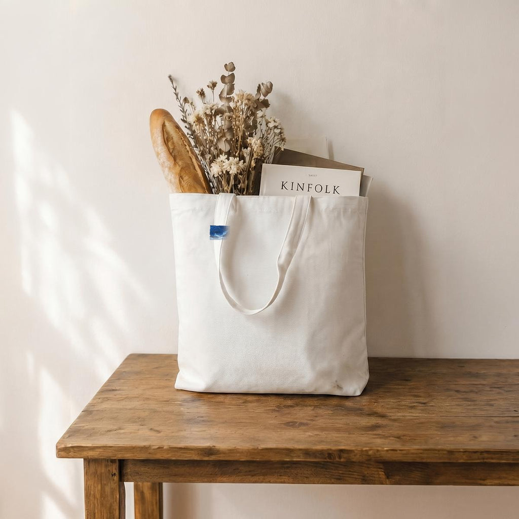 Night Swell — Feathered Fade Tote Bag