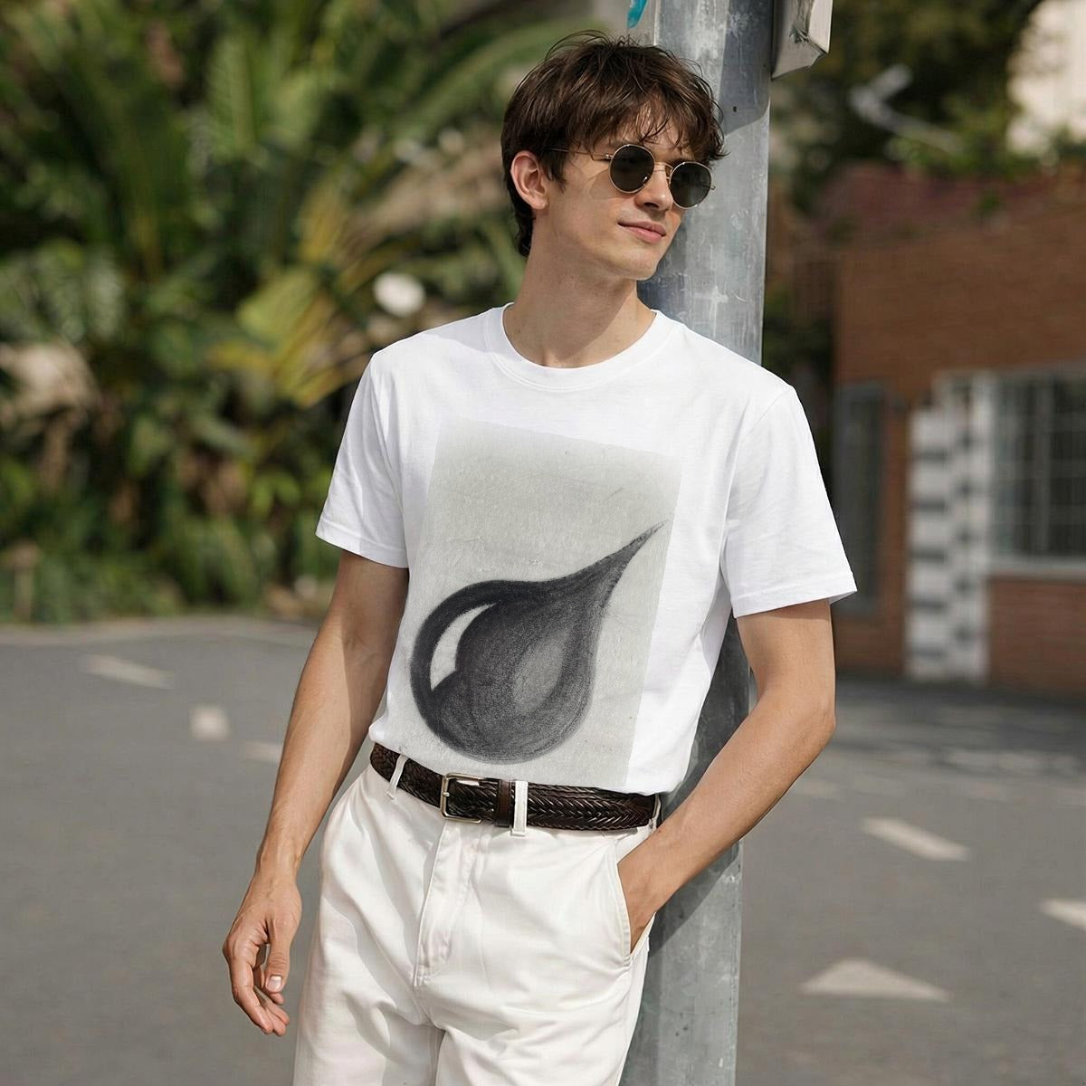 Teardrop — Feathered Fade Classic Tee