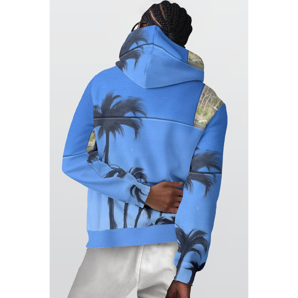 Palms Moon Stacked — All-Over Print Hoodie