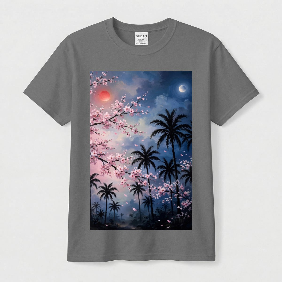 Blossom Palms (AI-Assisted Remix) — Palms Remix Men's Classic Tee