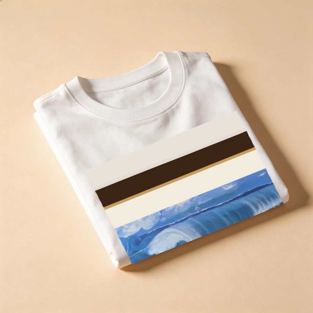 Surfer Wave — Gallery Framed Classic Tee