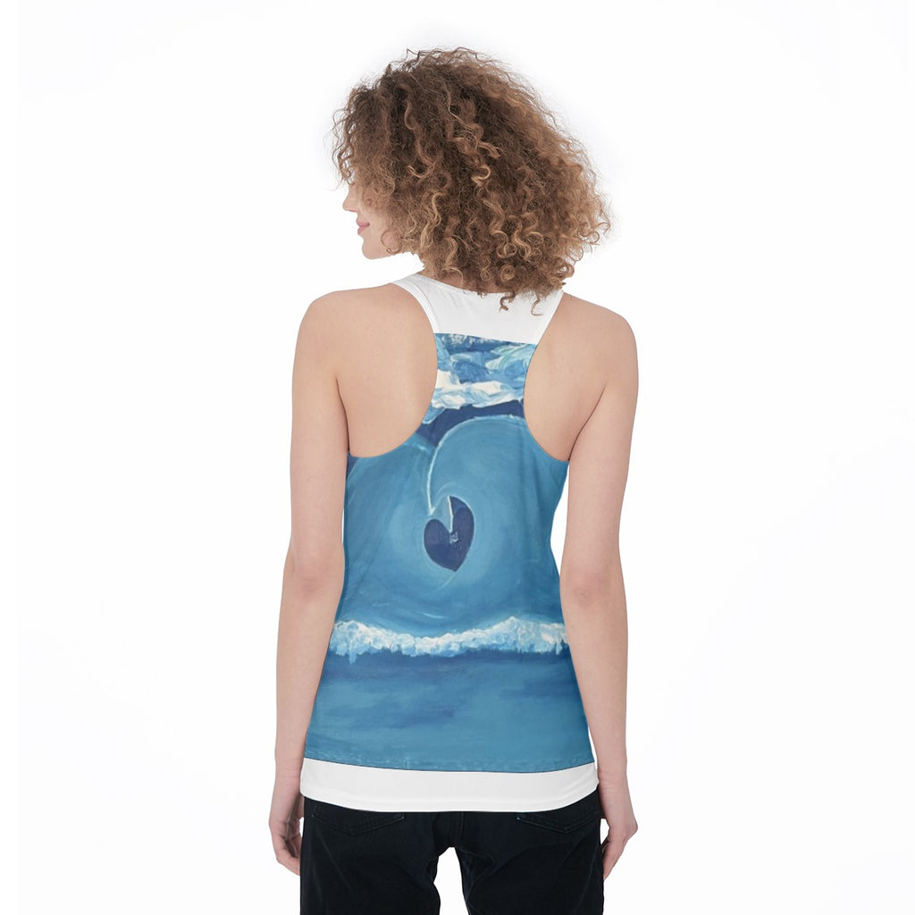 Heart Wave — All-Over Print Tank