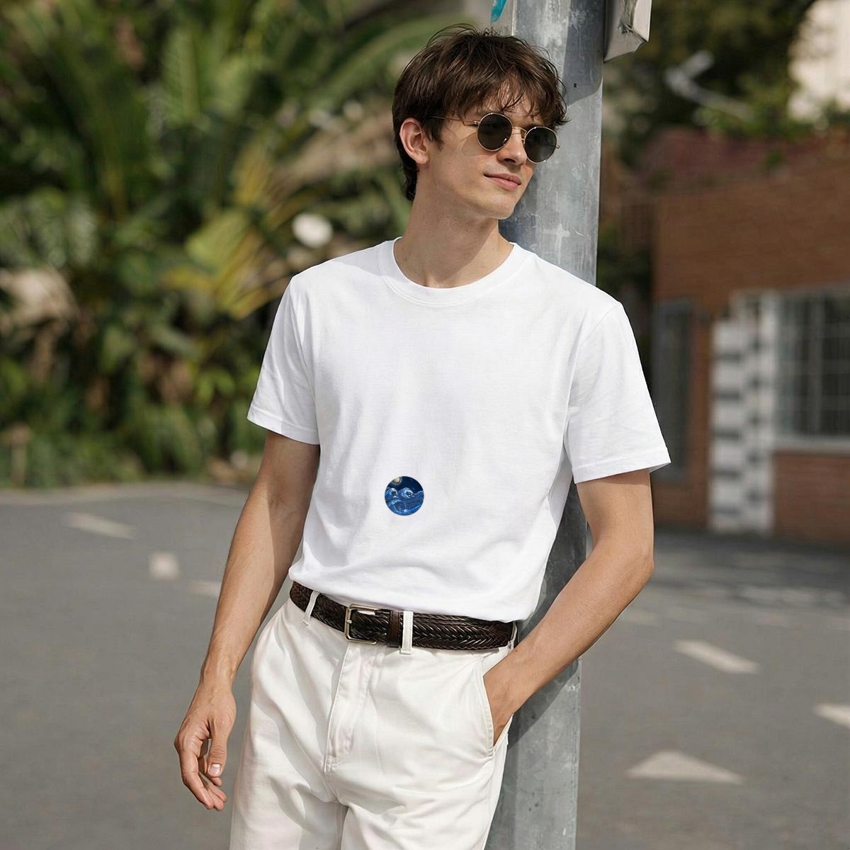 Night Swell — Circle Logo Classic Tee