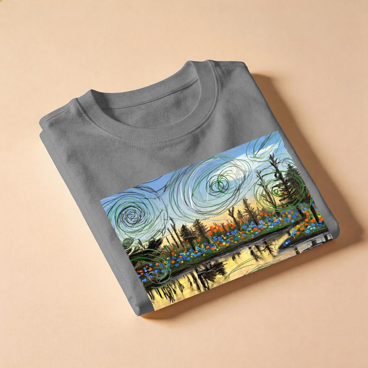 Wild Scribble (AI-Assisted Remix) — Scribble Remix Men's Classic Tee