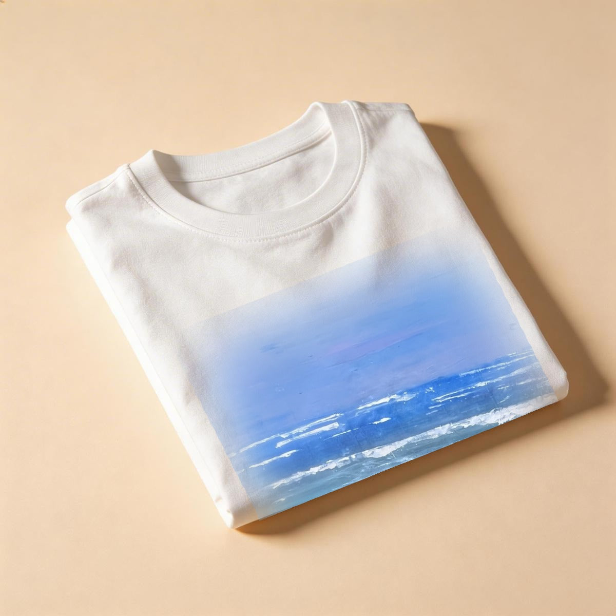 Pink Beach — Feathered Fade Classic Tee