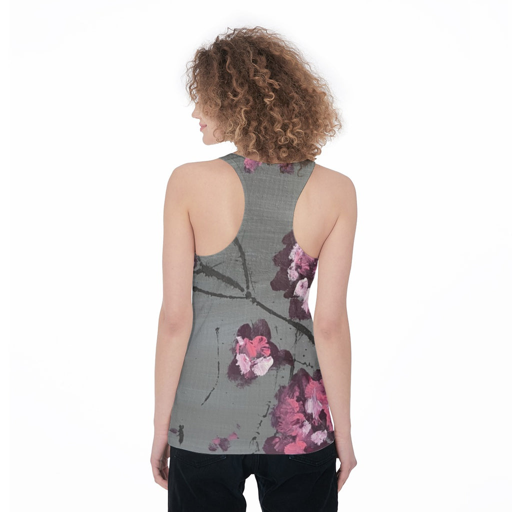 Cherry Blossoms — All-Over Print Tank