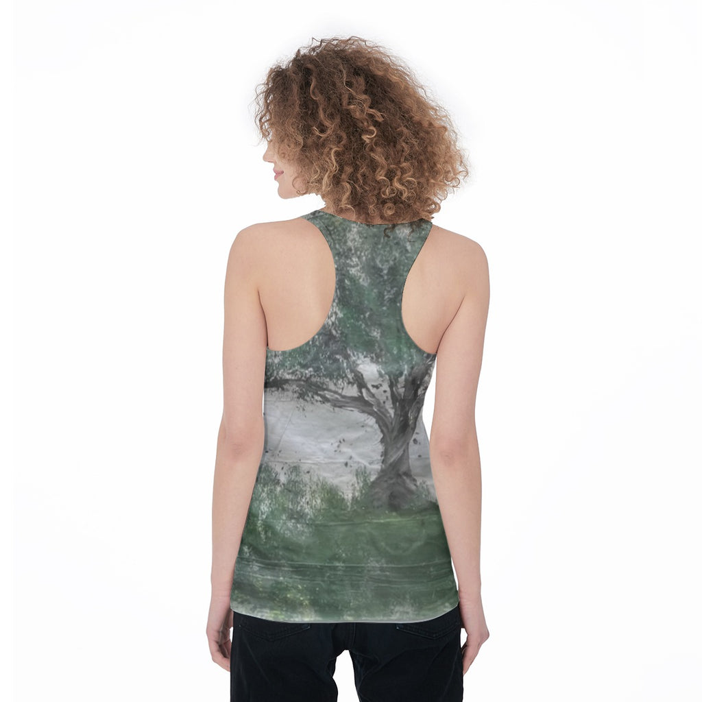 Tree Dropcloth — All-Over Print Tank