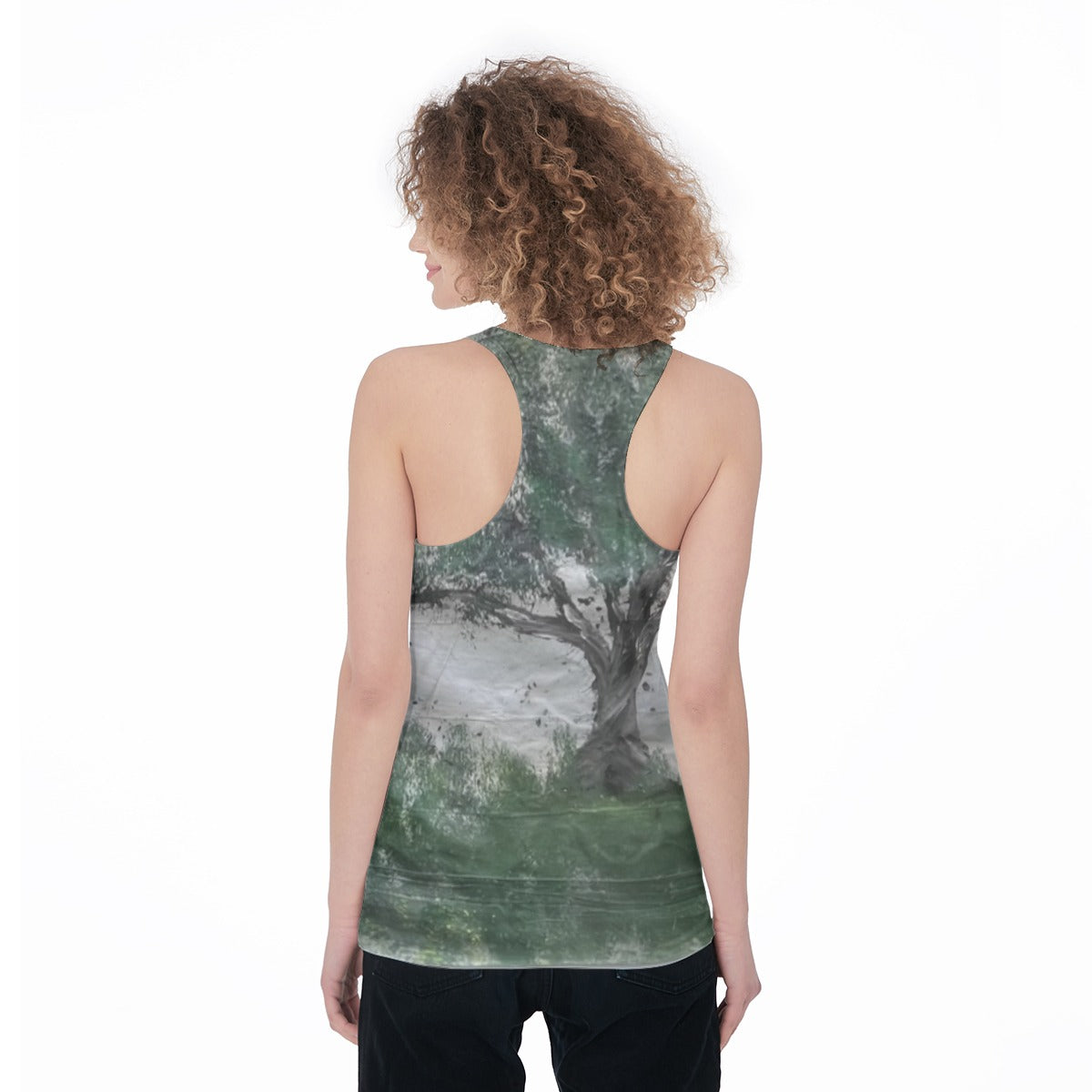 Tree Dropcloth — All-Over Print Tank