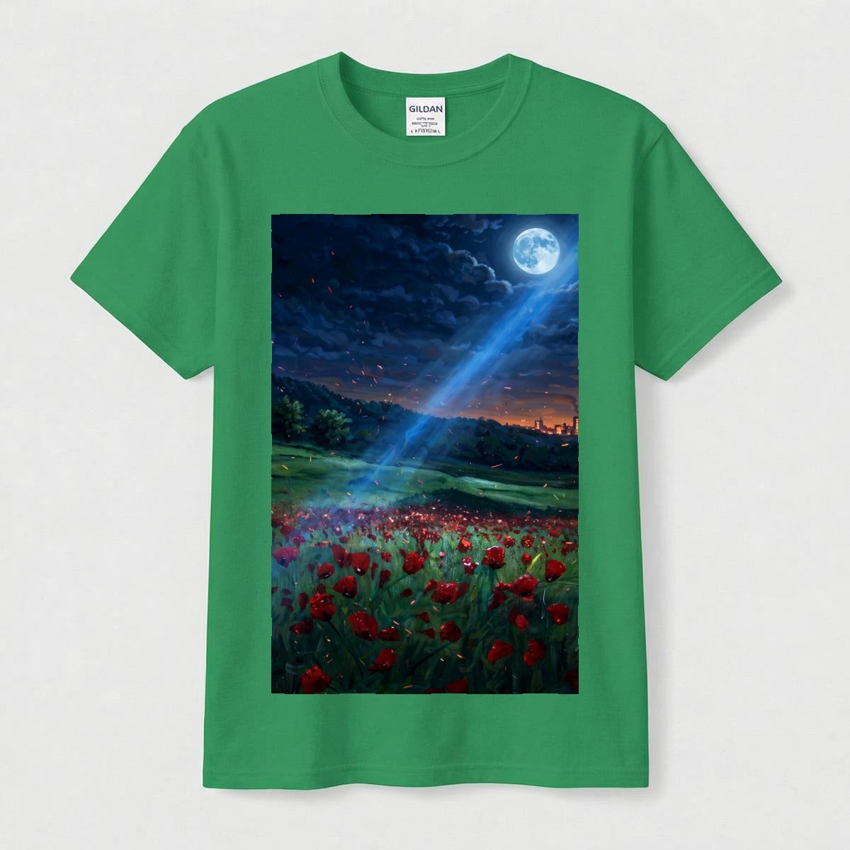 Poppy Moonrise (AI-Assisted Remix) — Moonrise Remix Men's Classic Tee