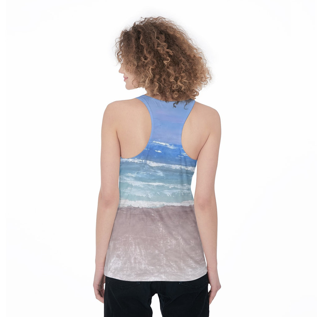 Pink Beach — All-Over Print Tank