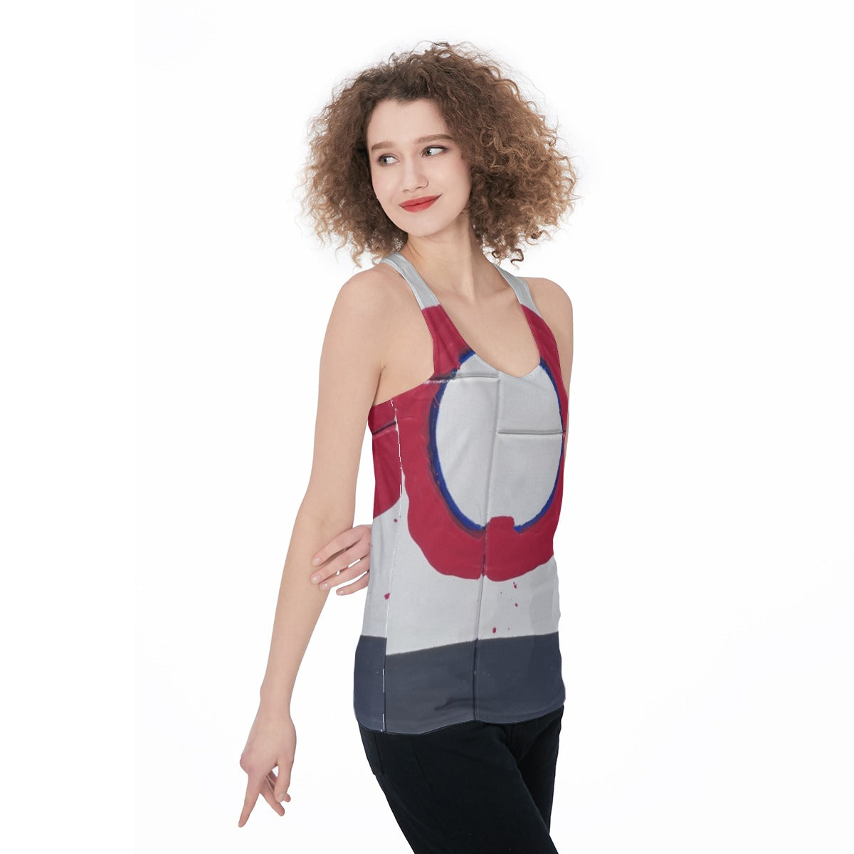 Red Target — All-Over Print Tank