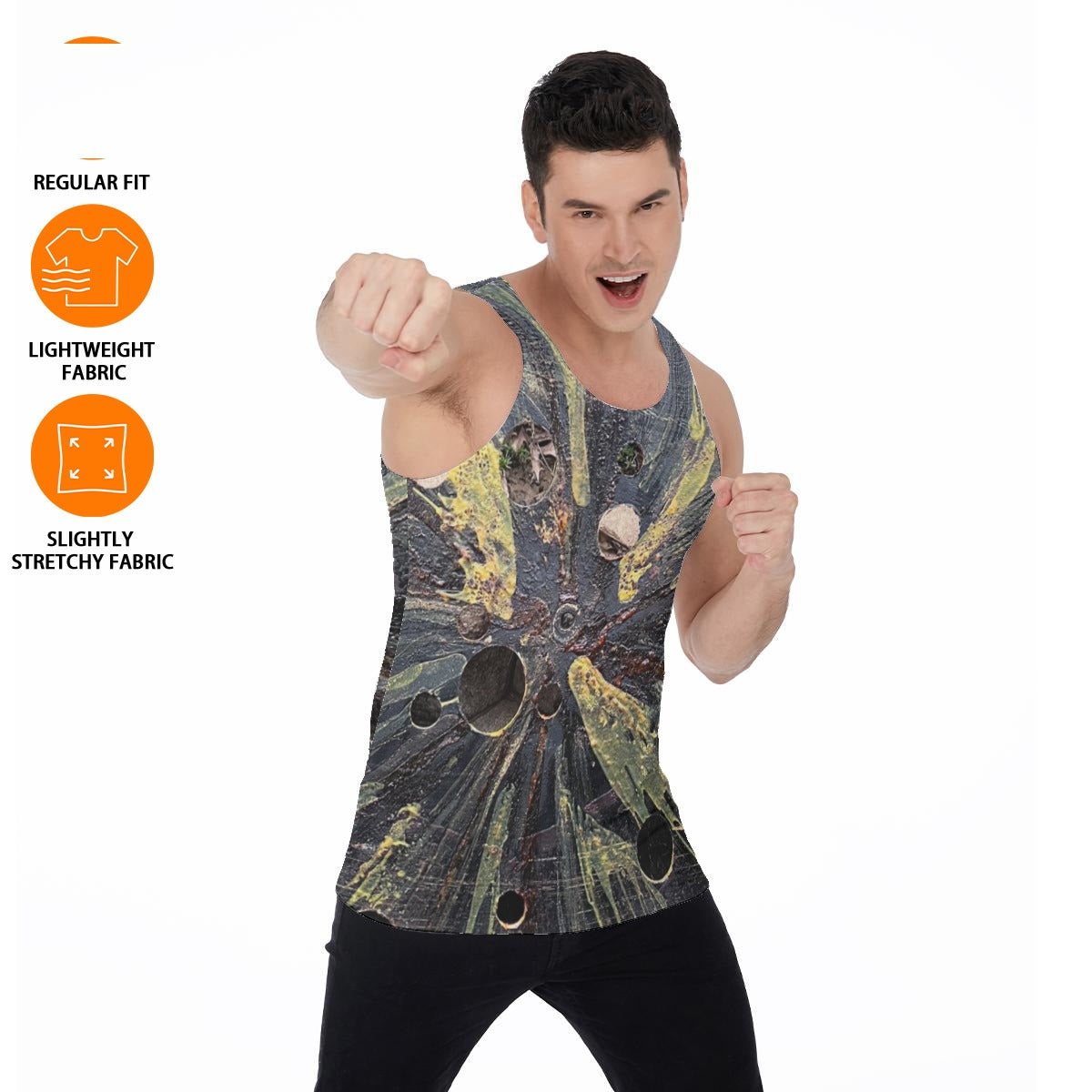 Splash and Burn — All-Over Print Tank