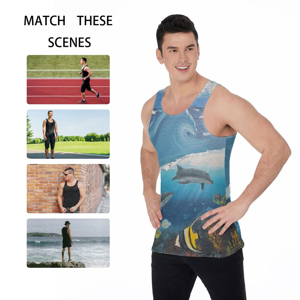 Turtle Beach — All-Over Print Tank