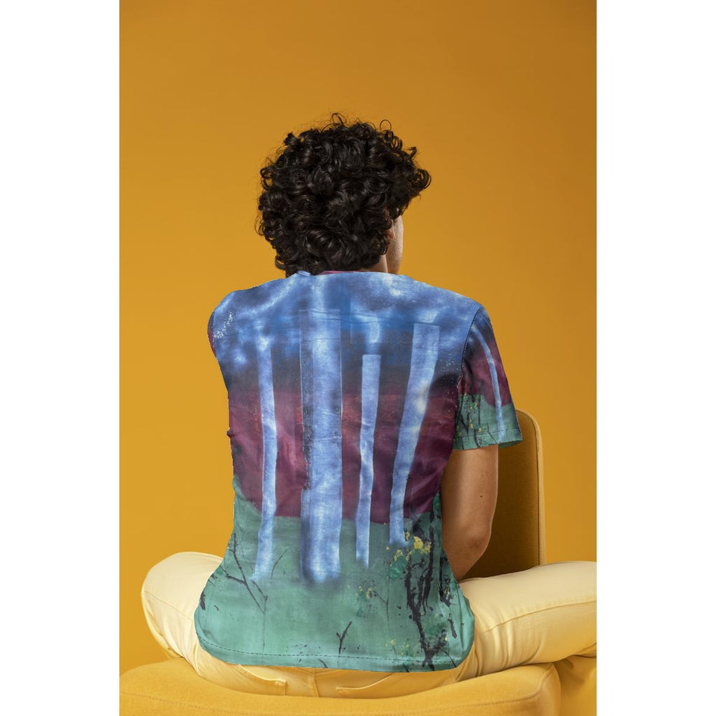 Night Birches — All-Over Print Tee