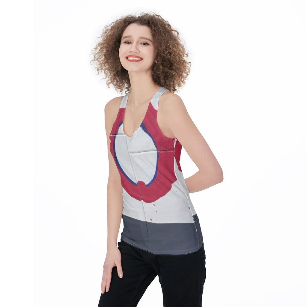 Red Target — All-Over Print Tank