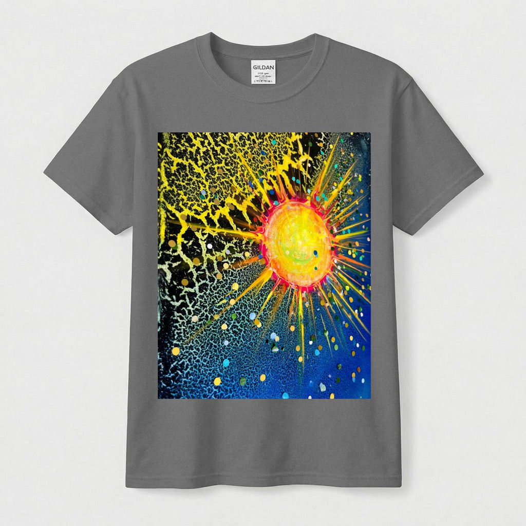 Solar Crackle (AI-Assisted Remix) — Sun Remix Men's Classic Tee