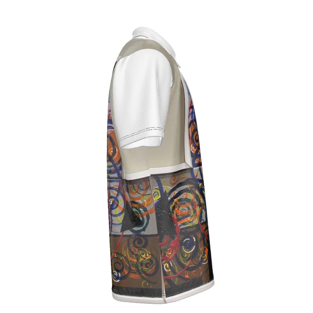 Swirl Cross Men's Hawaiian Shirt