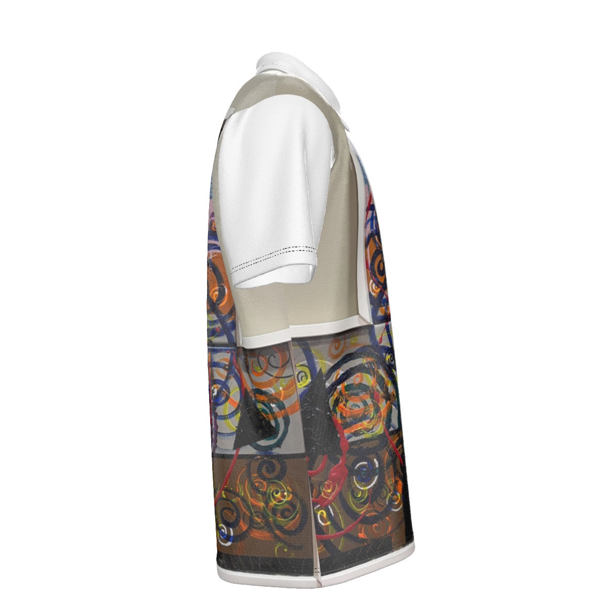 Swirl Cross Men's Hawaiian Shirt