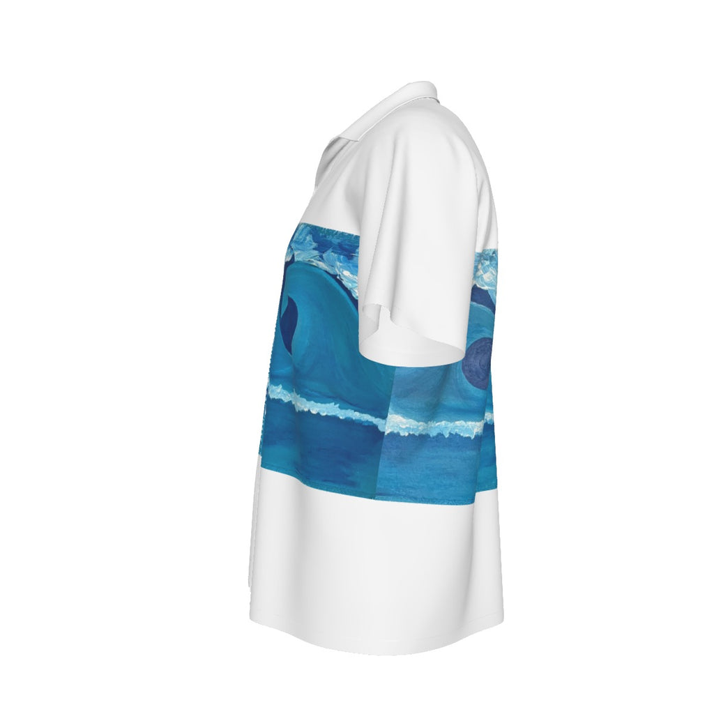 Heart Wave Men's Hawaiian Shirt