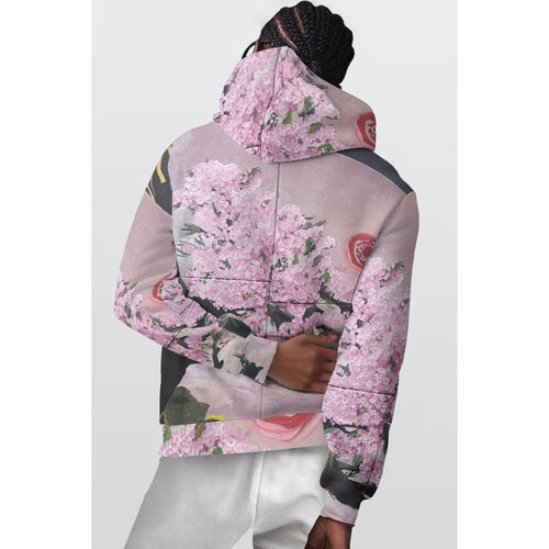 Cherry Red Sun — All-Over Print Hoodie