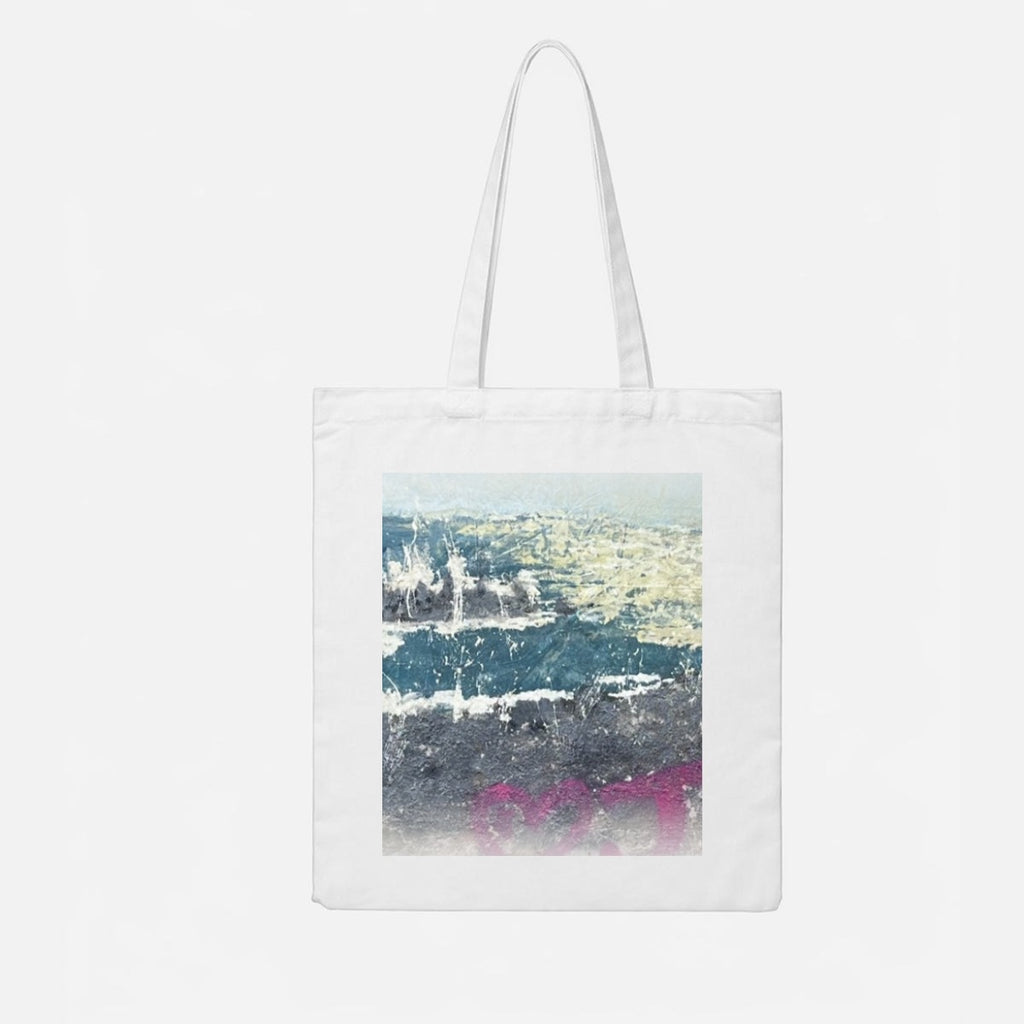 Foam and Stone — Feathered Fade Tote Bag