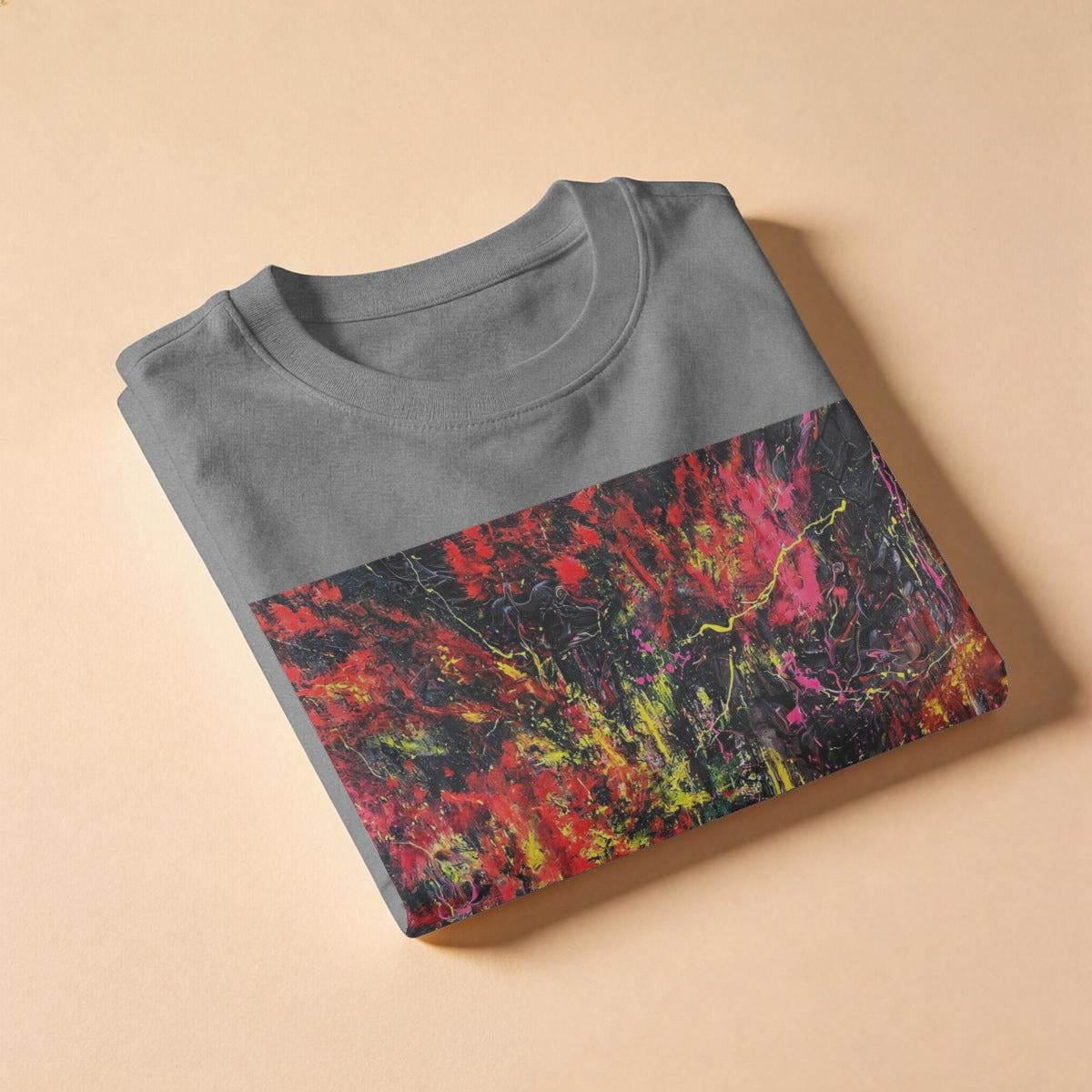 Scarlet Static (AI-Assisted Remix) — Static Remix Men's Classic Tee
