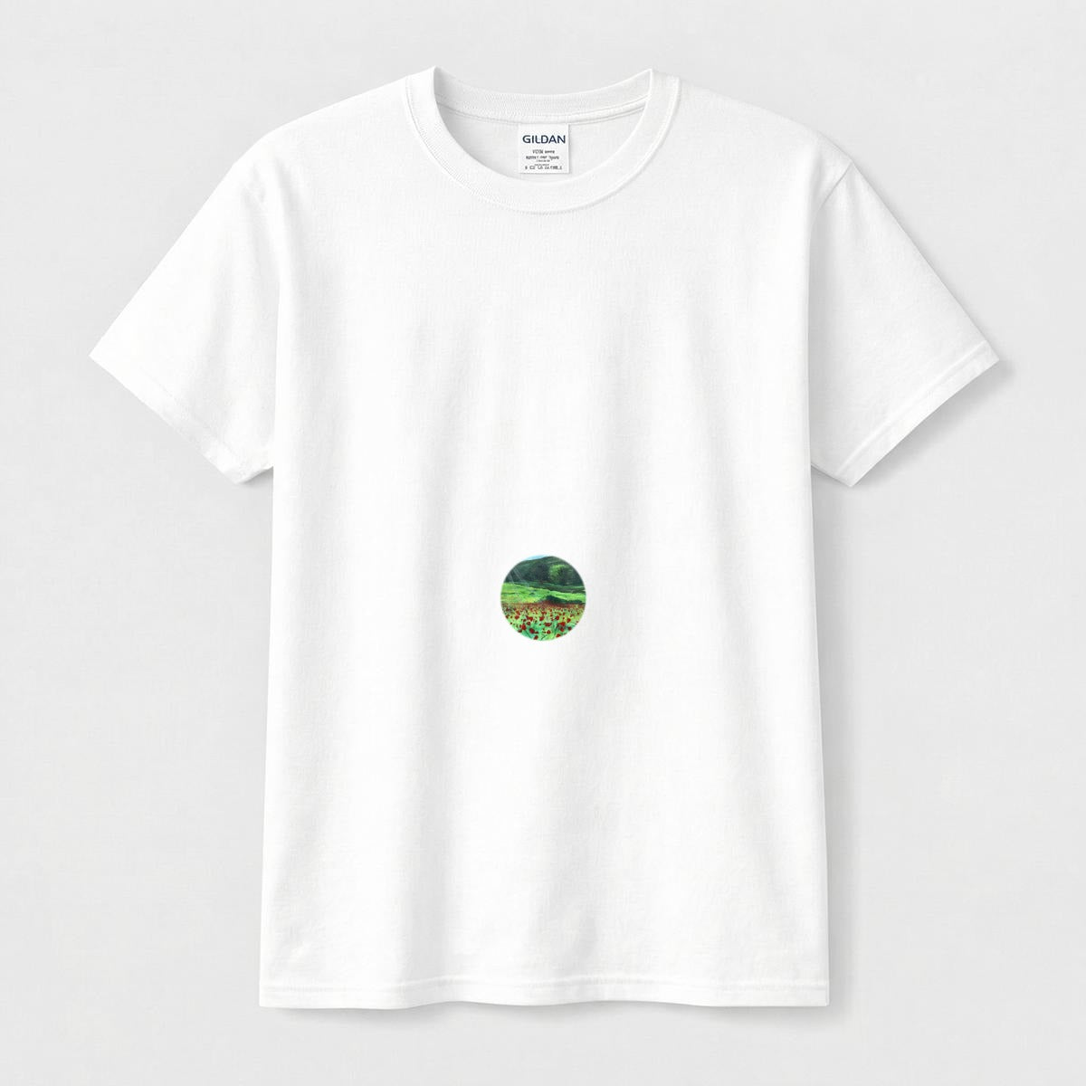 Poppy Field — Circle Logo Classic Tee